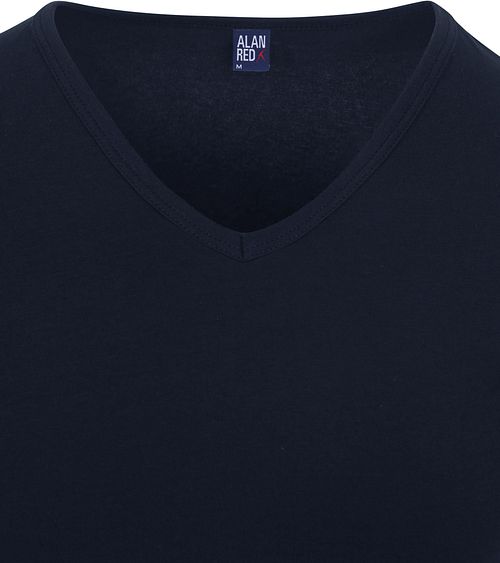 Alan Red Oklahoma T-skjorte Stretch Marineblå (2-pakning) Product / Detail