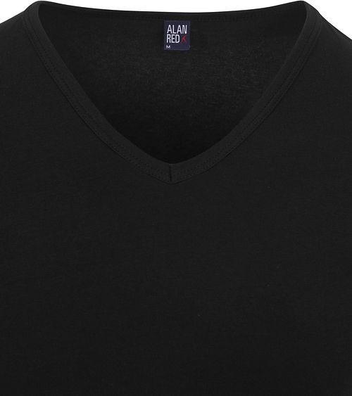 Alan Red Oklahoma T-skjorte Stretch Svart (2-pakning) Product / Detail