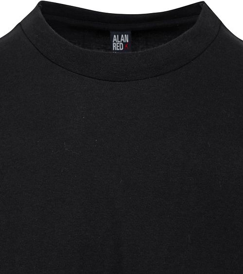 Alan Red T-shirt Virginia Svart Långärmad 2-pack Product / Detail