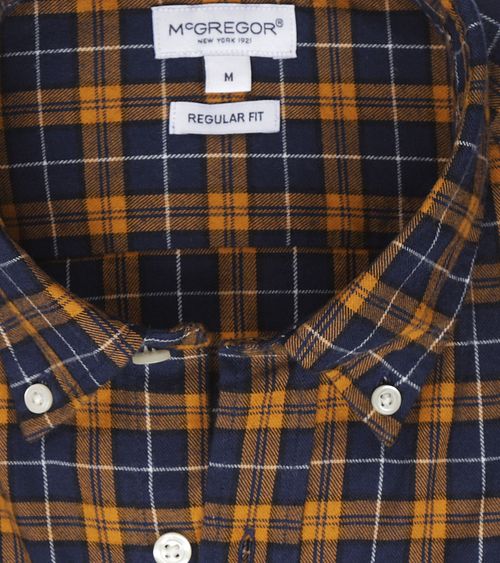 Camisa McGregor de cuadros amarillo y azul Product / Detail
