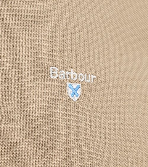 Barbour Tartan Pique Polo Beige Product / Detail