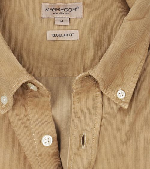 McGregor Chemise Corduroy Beige Product / Detail