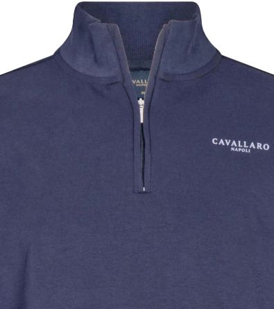 Cavallaro Bellunio Halv lynlåstrøje Navy Product / Detail
