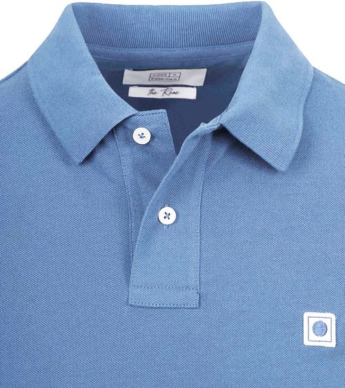 King Essentials The Rene Poloshirt Mid Blauw Product / Detail