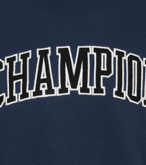 Champion Sweater Logo Bleu Marine Product / Detail