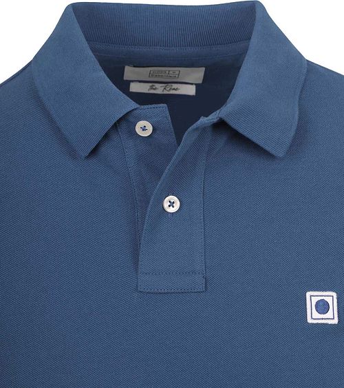 King Essentials The Rene Polo Shirt Indigo Product / Detail