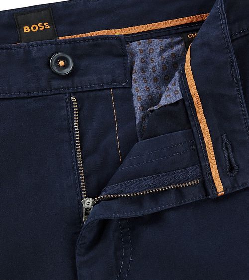 BOSS satynowe chinosy granatowe Product / Detail
