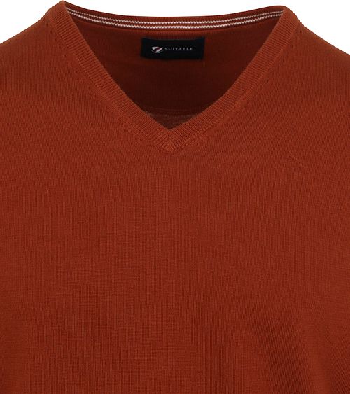 Suitable jersey Vini de cuello de pico en naranja Product / Detail
