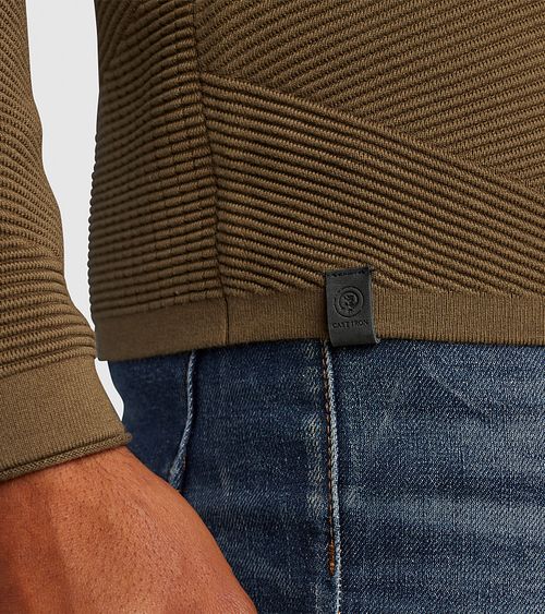 Cast Iron Skilpaddetrøye Brun Model / Detail