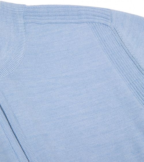 Cavallaro Palio Half Zip Pullover Wool Blend Hellblau Product / Detail