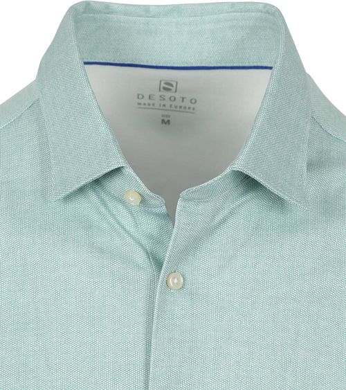 Desoto Short Sleeve Jersey Overhemd Lichtgroen Product / Detail
