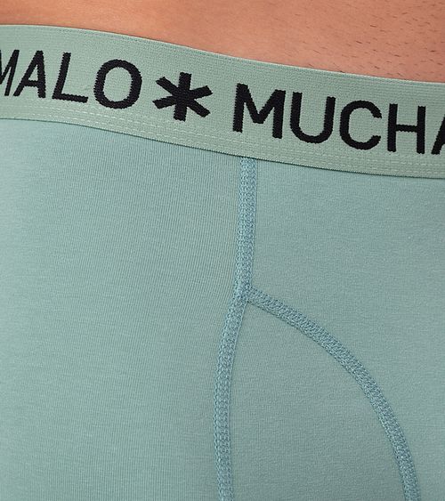 Muchachomalo Boxershorts 3-Pack Solid Grøn 582 Model / Detail