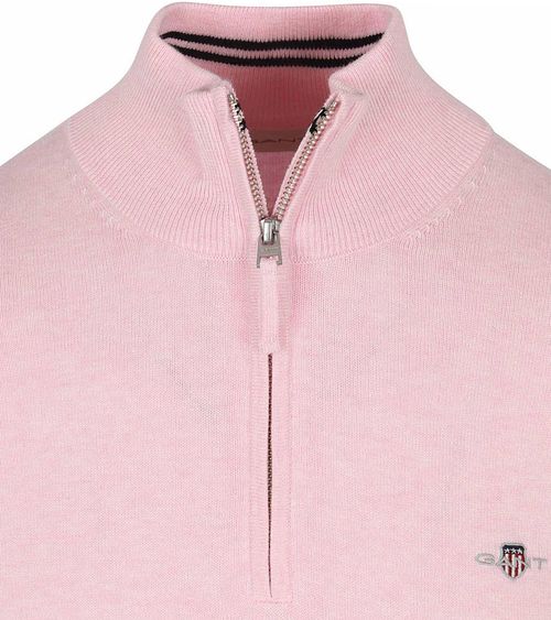 Gant Half Zip Trui Lichtroze Product / Detail