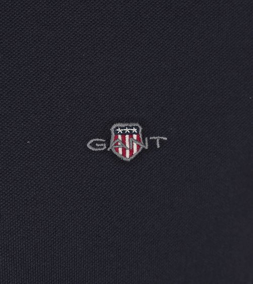 Gant Shield Polo z piqué granatowe Product / Detail