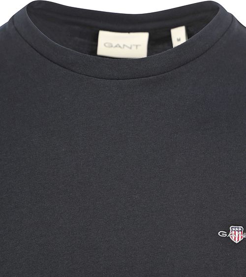 Gant T-skjorte Shield Logo Svart Product / Detail