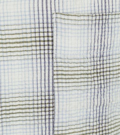 Scotch and Soda Shortsleeve Hemd Seersucker Ruit Multicolor Product / Detail