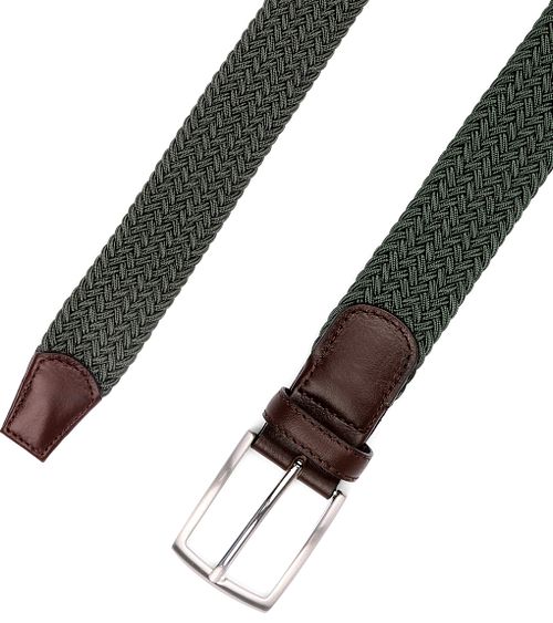 Profuomo Geweven Riem Groen Product / Detail