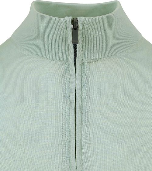Suitable Merino Half Zip Trøje Grøn Product / Detail
