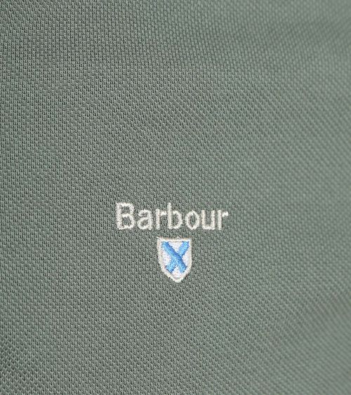 Barbour Tartan Pique Poloshirt Vintage Grün Product / Detail