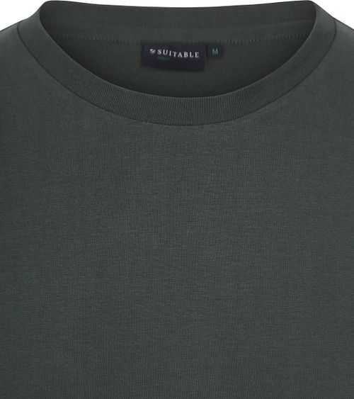 Suitable Respect Longsleeve Heavy T-shirt Dunkelgrün Product / Detail