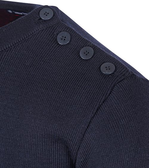 Jersey Armor-Lux Fouesnant de lana en azul marino Product / Detail