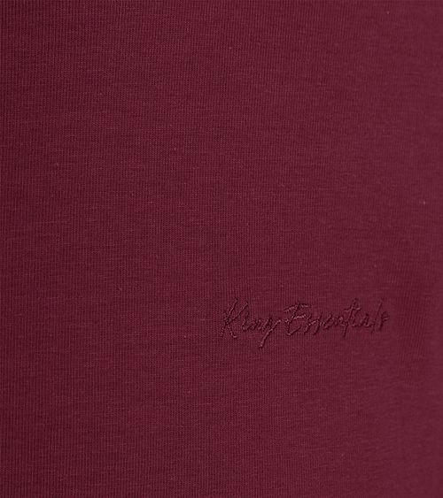 King Essentials The Shawn T-Shirt Burgundy Product / Detail