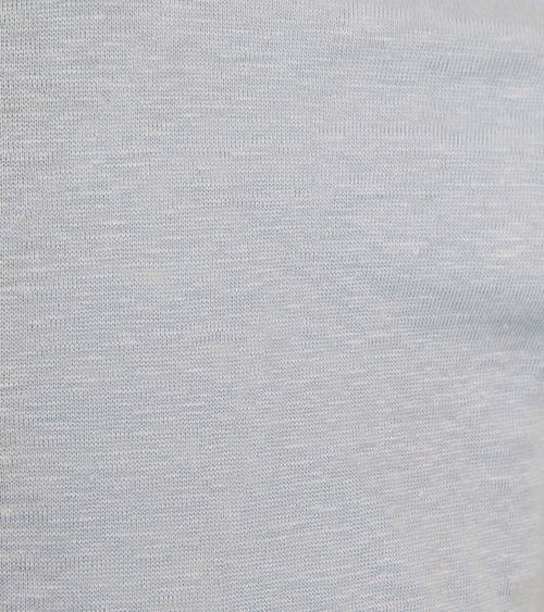 KnowledgeCotton Apparel Polo Shirt Linen Light Blue Product / Detail