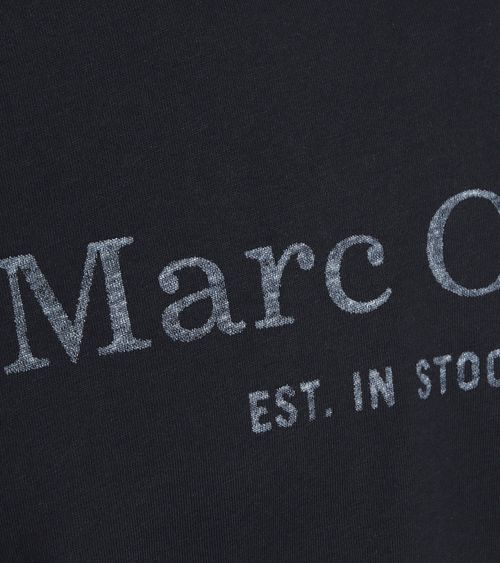 T-Shirt Marc O'Polo con logo en azul marino Product / Detail