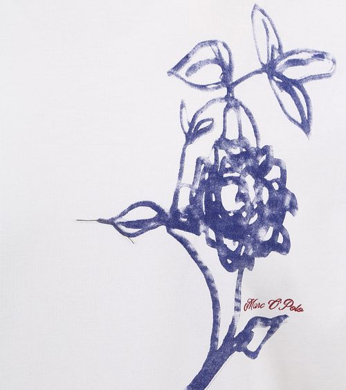 Marc O'Polo T-skjorte Blomst Hvit Product / Detail