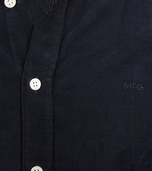 Camicia McGregor in velluto a coste navy Product / Detail