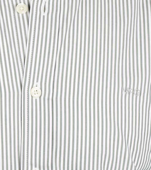 Camisa McGregor de popelina a rayas en verde salvia Product / Detail