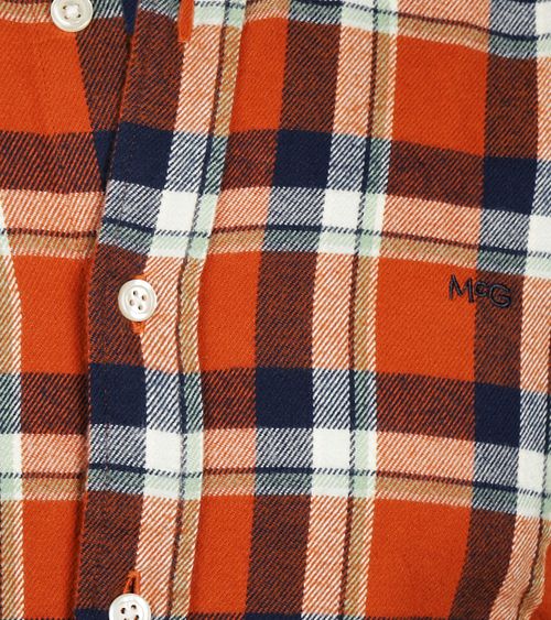 Camisa a cuadros naranja McGregor Product / Detail