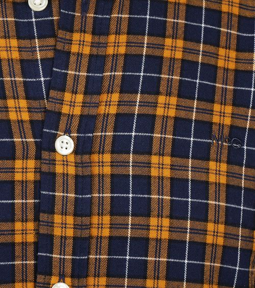 Koszula w kratę McGregor żółto-niebieska Product / Detail