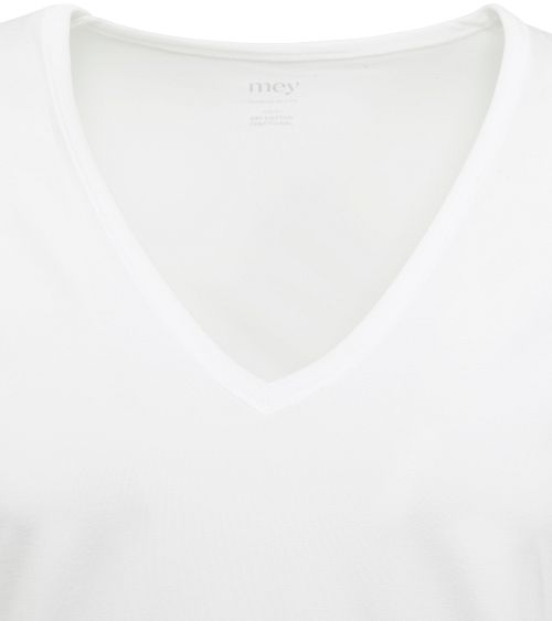 Mey Dry Cotton T-Shirt z dekoltem w serek Biały Product / Detail