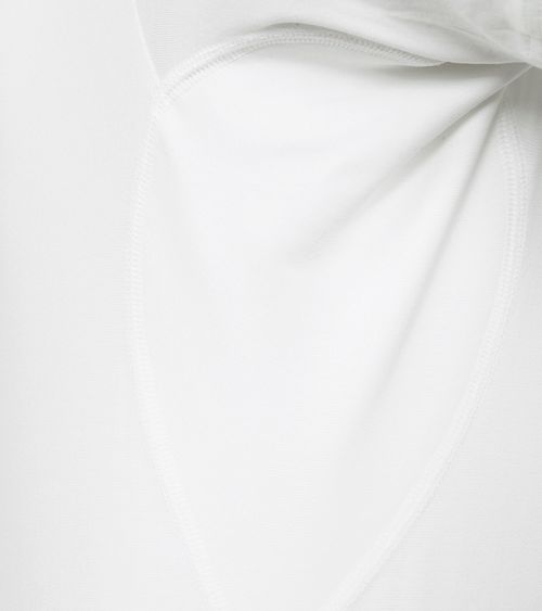 Mey Dry Cotton T-Shirt z dekoltem w serek Biały Product / Detail