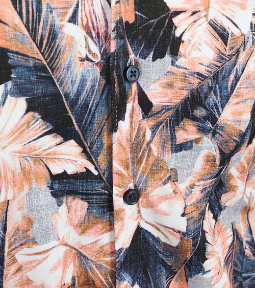 Camicia Desoto con stampa botanica multicolore Product / Detail