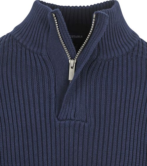 Suitable Mou sweter Half Zip granatowy Product / Detail