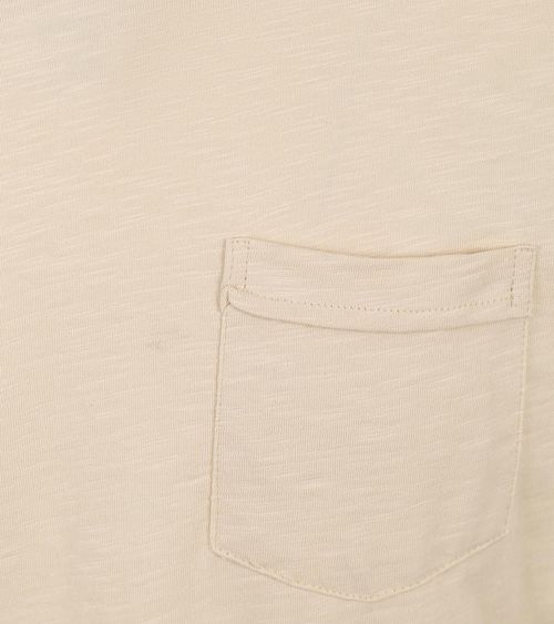 T-Shirt No Excess Slubs Ecru Product / Detail