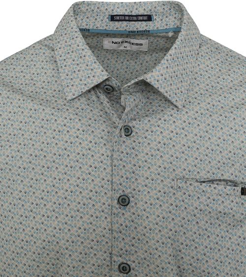No Excess Overhemd Patroon Respo Groen Product / Detail