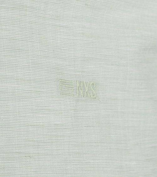 No Excess Overhemd Linnen Groen Melange Product / Detail