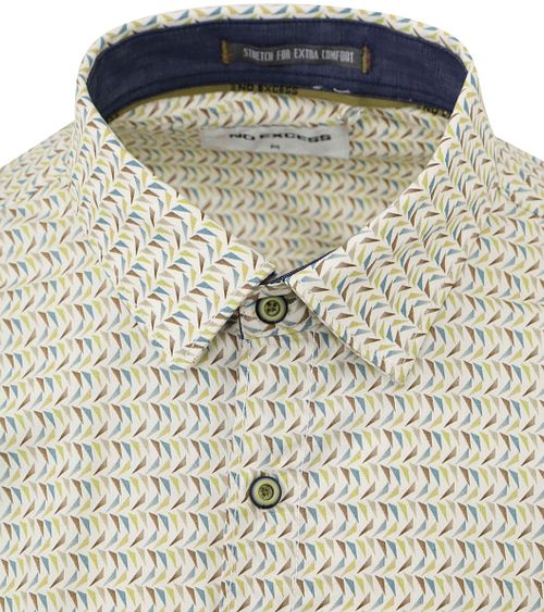 No Excess Skjorte med Grønt Print Product / Detail