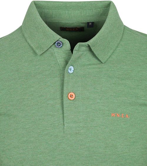 NZA Longsleeve Polo Marshall Classic Army Product / Detail