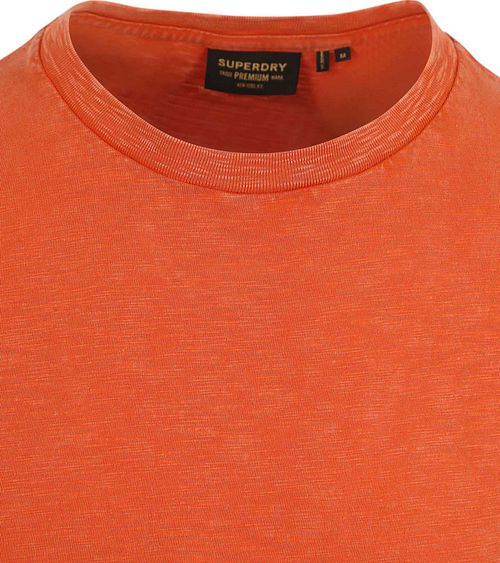 Superdry Slub T-Shirt Melange Orange Product / Detail