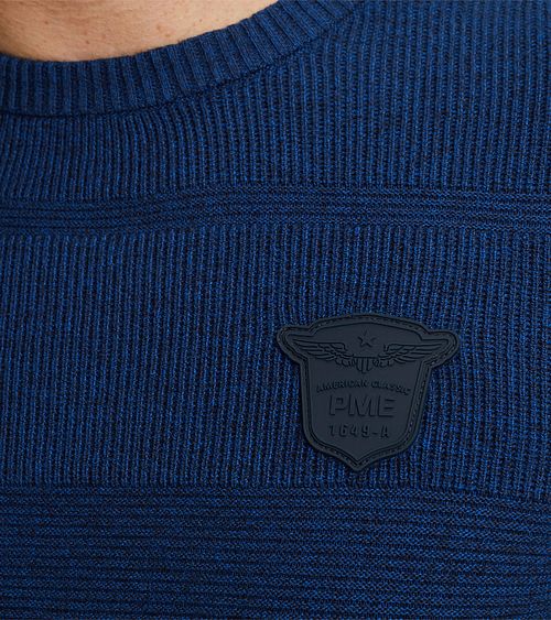 PME Legend Genser Badge Koboltblå Product / Detail