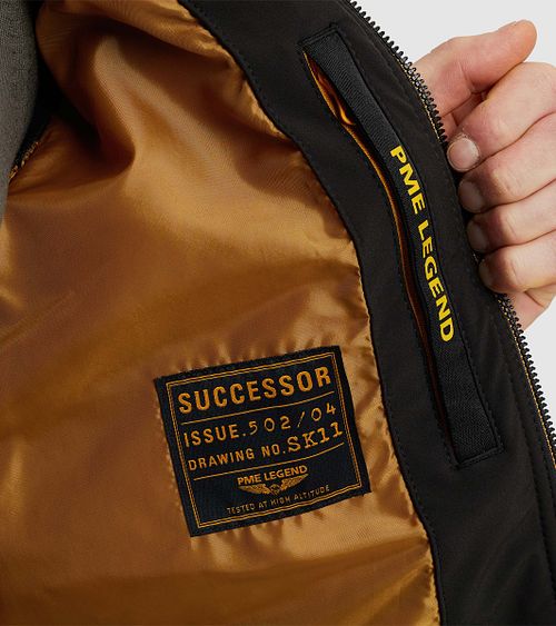 PME Legend Jacke Successor Schwarz Model / Detail