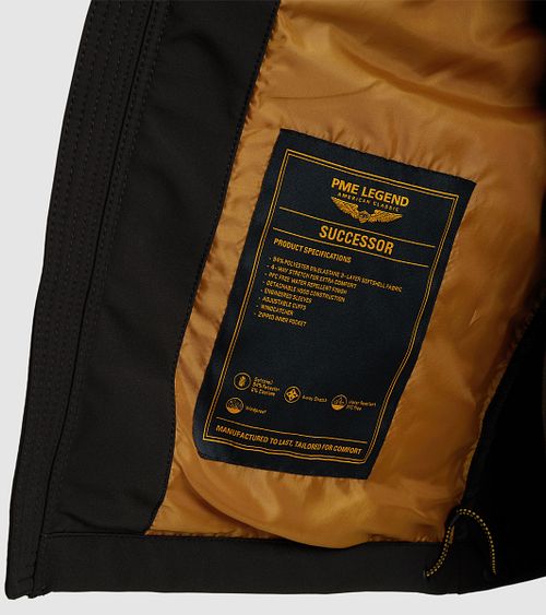 PME Legend Jacke Successor Schwarz Model / Detail