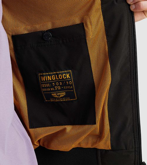 PME Legend Jacke Winglock Schwarz Model / Detail