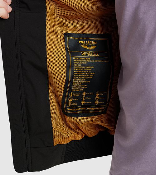 PME Legend Jacke Winglock Schwarz Model / Detail