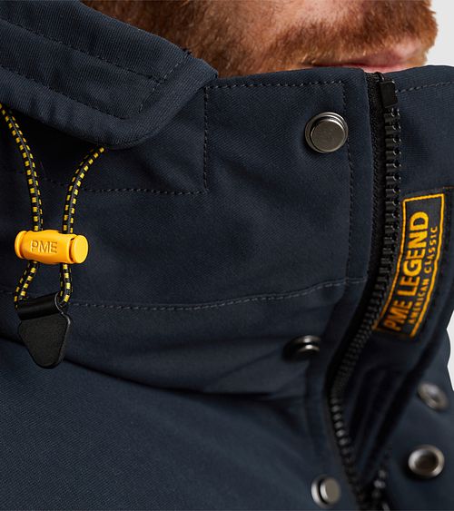 PME Legend Ice Pilot Parka Navy Model / Detail