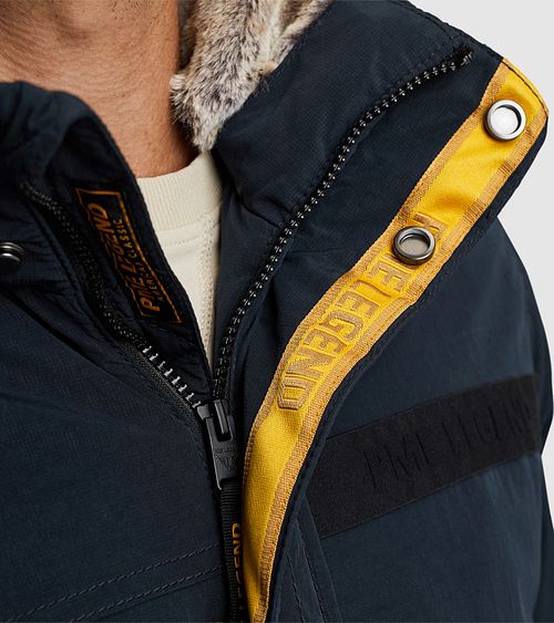 PME Legend Jakke Ice Striper Marineblå Model / Detail